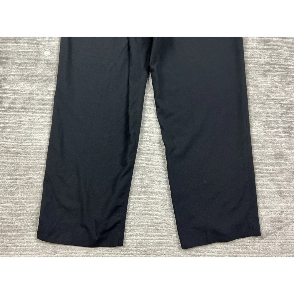 Savile Row Dress‎ Pants Mens 36x29 Blue Polyester Wool Career Casual